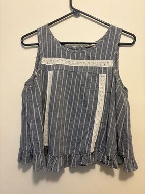 Hem & thread smock top